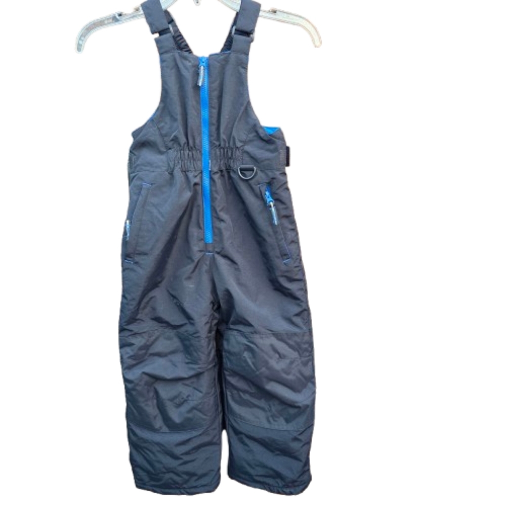 Kids Insulated Snow Bib Youth Overalls Winter Sz 4-5